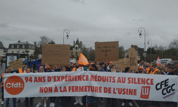 Non à la fermeture du site Mondelez (Belin) de Château Thierry !