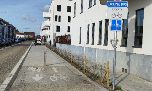 Suppression d'une piste cyclable