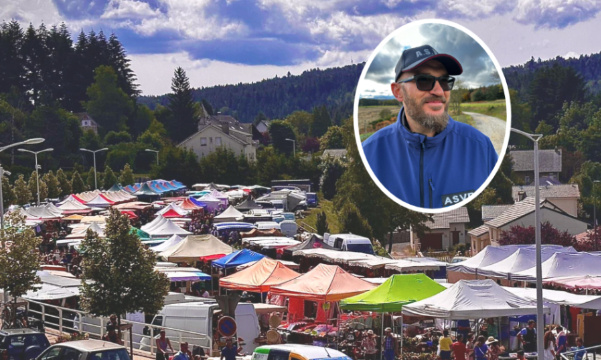 Le marché du Chambon-sur-Lignon veut garder Sébastien, son super placier !