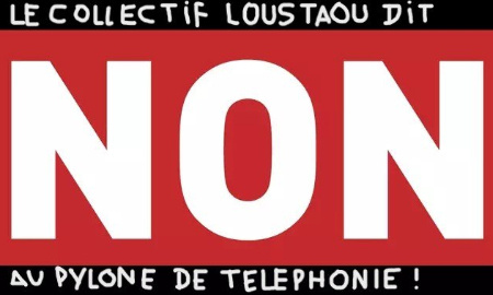 Non au projet de pylône au Loustaou !