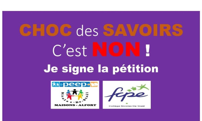 Non à la réforme des collèges 