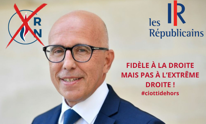 La démission d'Éric Ciotti pour faire barrage à l'extrême droite