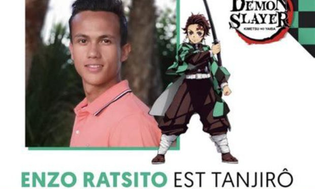 Tanjiro Kamado en VF, c'est Enzo Ratsito  !