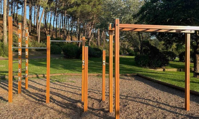 Pour l'installation de street workout au parc de saint-pierre à Martigues