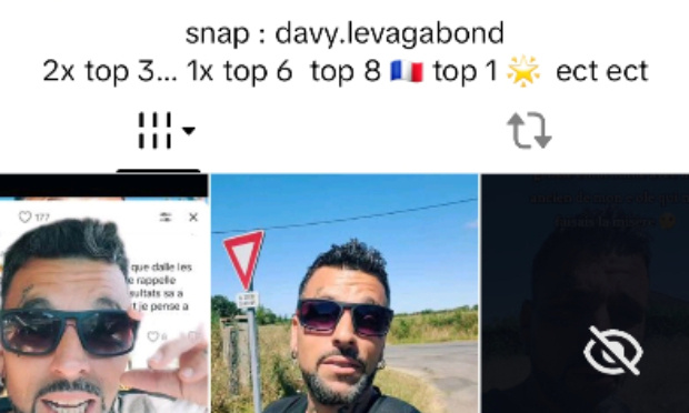 Bannir davy le vagabond de tiktok