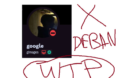 D&eacute;bannir google de WTP (banni injustement)