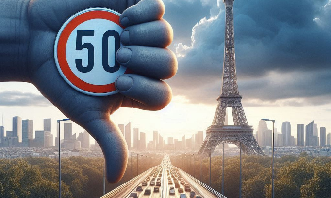 Pour la nationalisation du périphérique, non à la limitation à 50 km/h !