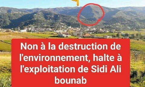 Mobilisation contre un projet de carrière à Bounab, menaçant l’environnement et habitants