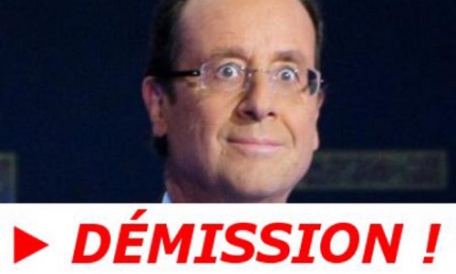 La démission du Président, du Premier ministre et de B. Cazeneuve