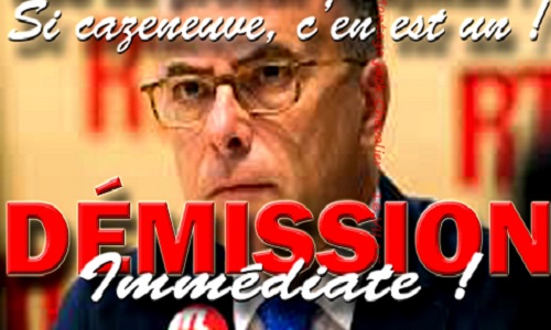 Démission de Cazeneuve