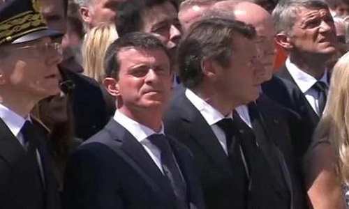 La démission de Hollande et Valls