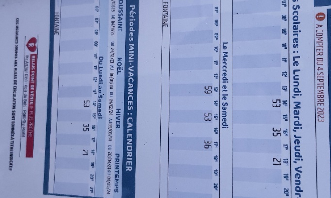 LIGNE 102 POUR NOS LYCÉENS