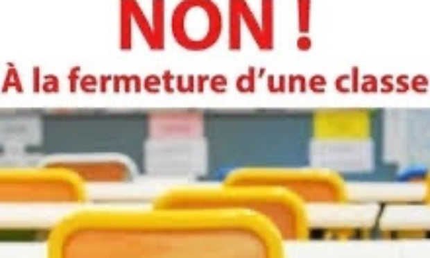 Non à la fermeture d'une classe à l'école maternelle Dorléac à Paris 18