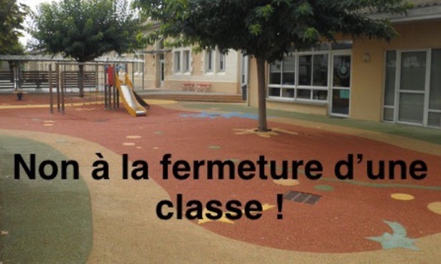 Non à la fermeture d’une classe à Rauzan !