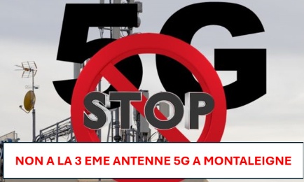 Pétition contre l'installation d'une troisième antenne 5g de 16m à Montaleigne