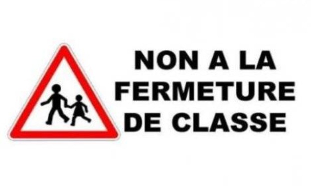 Non à la fermeture d'une classe au groupe scolaire La Tour d'Aleron