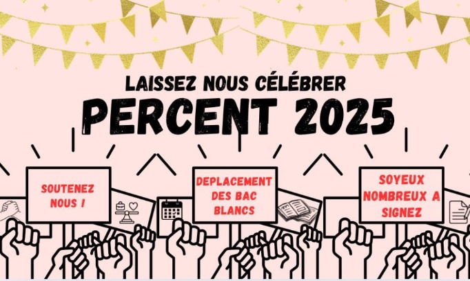 Déplacement du bac blanc, à Louis de Foix, pour laisser les terminales faire leur Percent