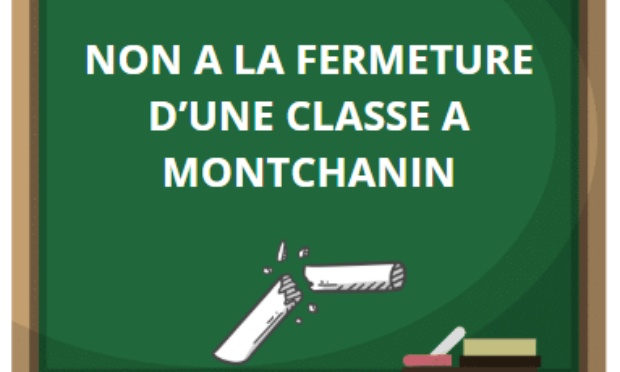 Fermer une classe à l'école élémentaire Serge Boutavant de Montchanin : c'est ENCORE non !