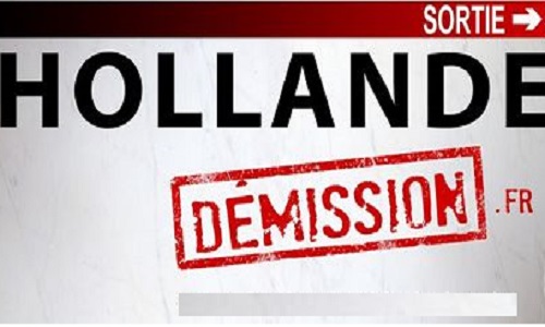 Démission de François Hollande, Président de la République Française