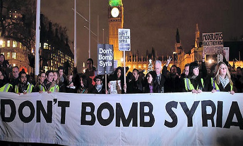 Pour un arrêt de l'état d'urgence, un arrêt définitif des frappes en Syrie et un arrêt de la collaboration européenne qui se fournit en pétrole syrien par la Turquie !