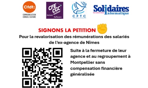 Revalorisation des rémunérations des salariés de l'ex-agence de Nîmes