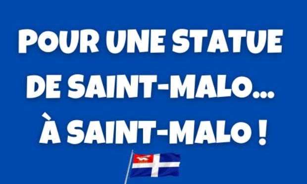 POUR UNE STATUE DE SAINT-MALO SUR LE ROND-POINT DE LA PLACE COUDRAY À PARAMÉ