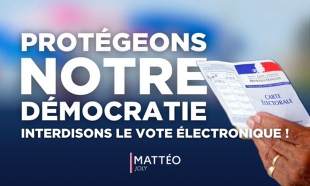 Protégeons notre démocratie : Interdisons le vote électronique !