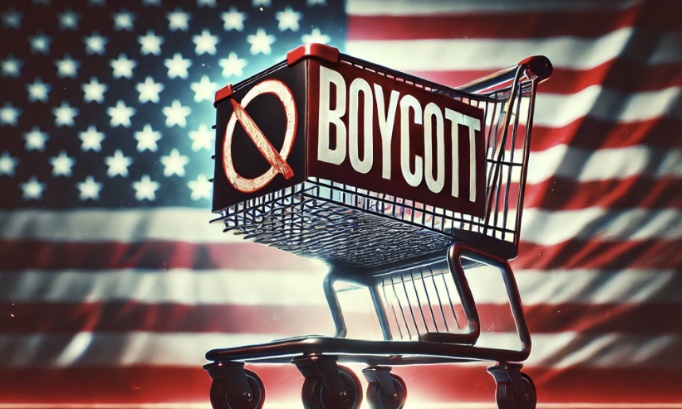 Boycottons les produits américains pour protester contre la politique agressive de Trump !