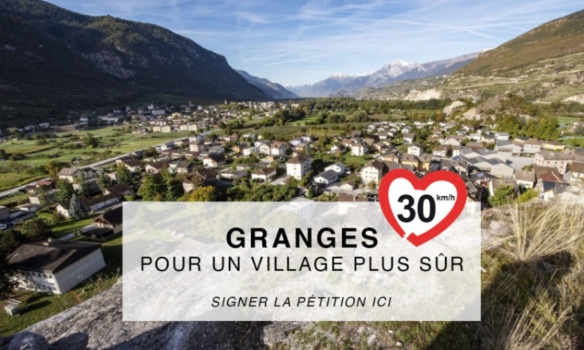 Pour un village plus sûr à Granges (Changer les limitations)