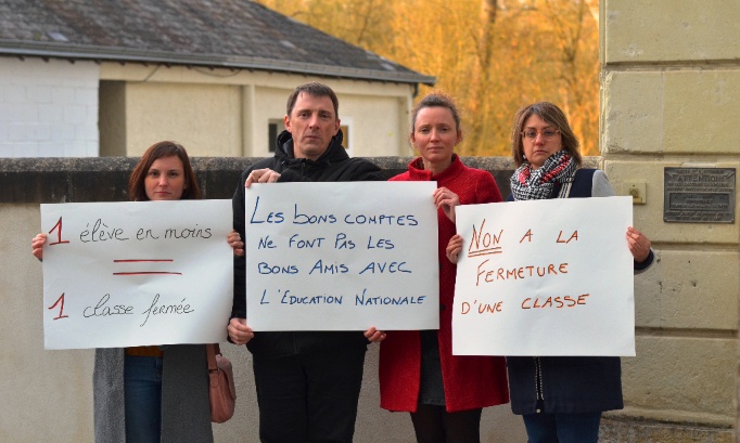 Non à la fermeture d'une classe au RPI de la Côte