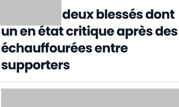 Stop au Hooliganisme dans le foot