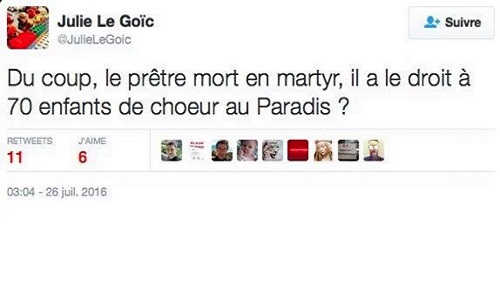 Destitution du poste d'élue de Julie Le Goïc