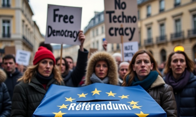 Pas de guerre sans référendum : que ceux qui la veulent y aillent  en première ligne