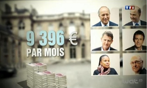 Baisse des salaires des ministres