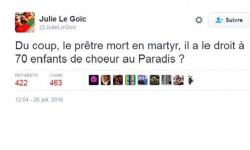 Démission de Julie Le Goïc et de ses soutiens