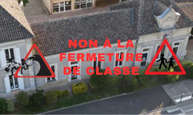 Nos enfants ont besoin de nous, non à la fermeture de classe