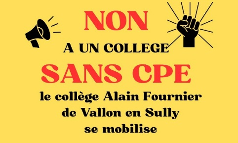 NON à un collège sans CPE