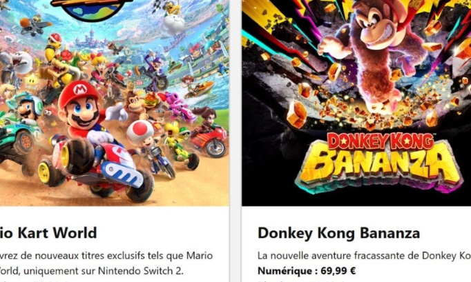 Pour la baisse des prix des jeux de la switch 2