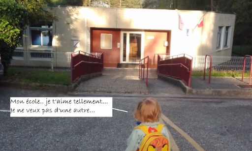 Non à la fermeture d'une école maternelle à Lutterbach