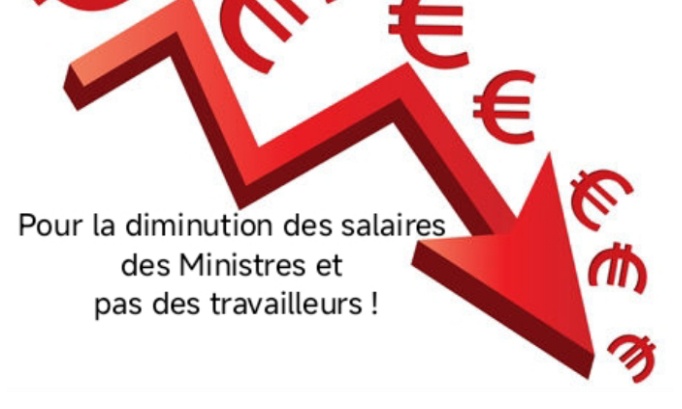 Exigeons une diminution des salaires de nos politicien.ne.s et plus !