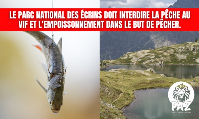 Parc National des Ecrins : Stop à la pêche au vif et à l'empoissonnement !