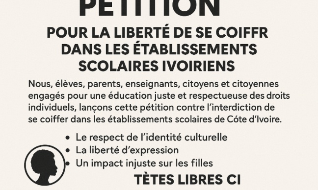 L’autorisation du port de cheveux dans les établissements ivoirienne