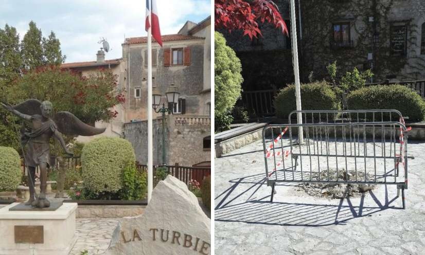 Pour la remise en place de la statue de Saint Michel !