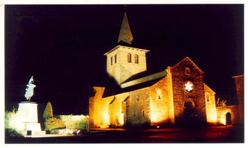 Arrêt des cloches de l'église la nuit