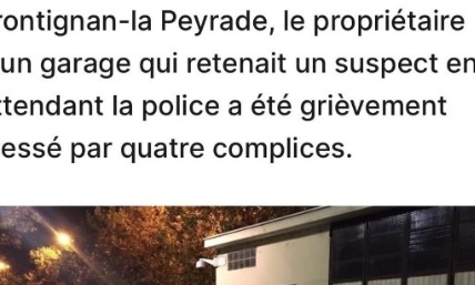 Retablissons les gardes de police municipale la nuit et les week-end à frontignan.