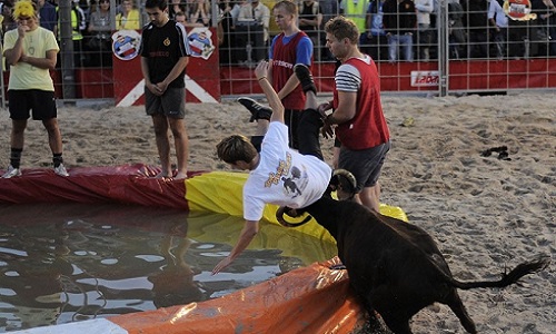 Annuler le jeu taureau-piscine de Cordelle (42)