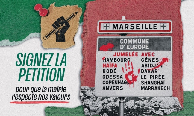 Stop jumelage entre Marseille et Haïfa