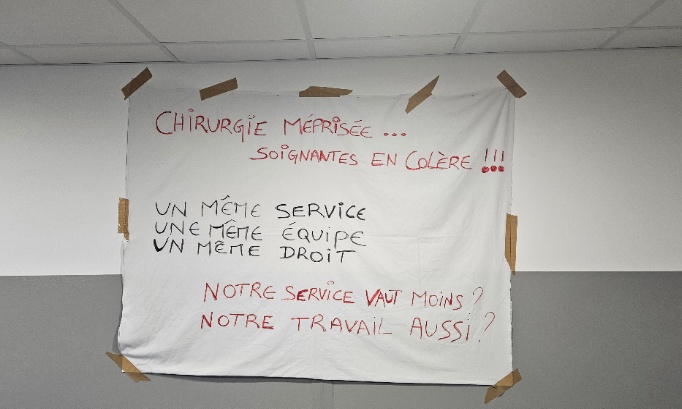 Contre la dégradation des conditions de travail des AS de Chirurgie du CH de La Ciotat