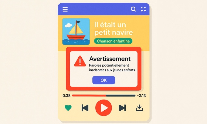 Comptines : exigeons des avertissements pour protéger les enfants des contenus inadaptés