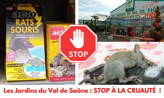 Les Jardins du Val-de-Saône (71) cessez de vendre des pièges à colle !
